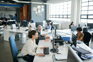 Everyone's one hundred percent focused in this office!